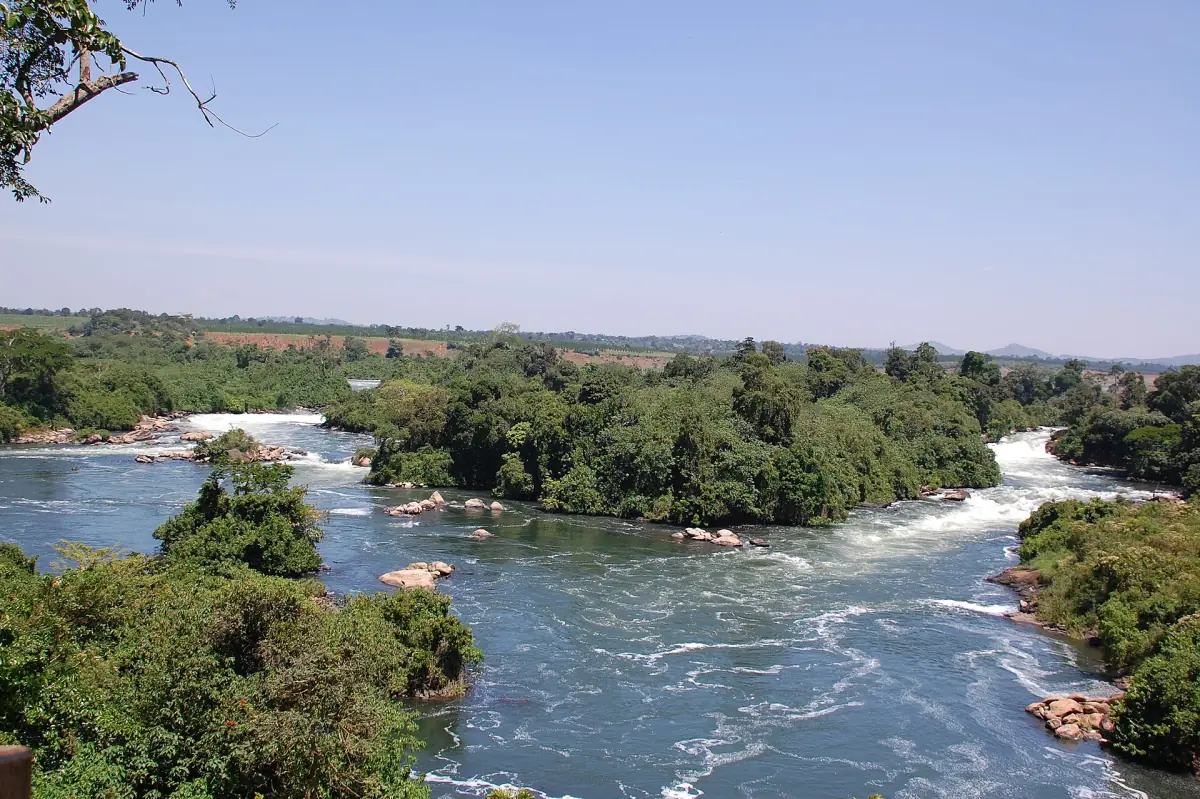 Inseln und Flussarme im Kalagala-Itanda-Schutzgebiet