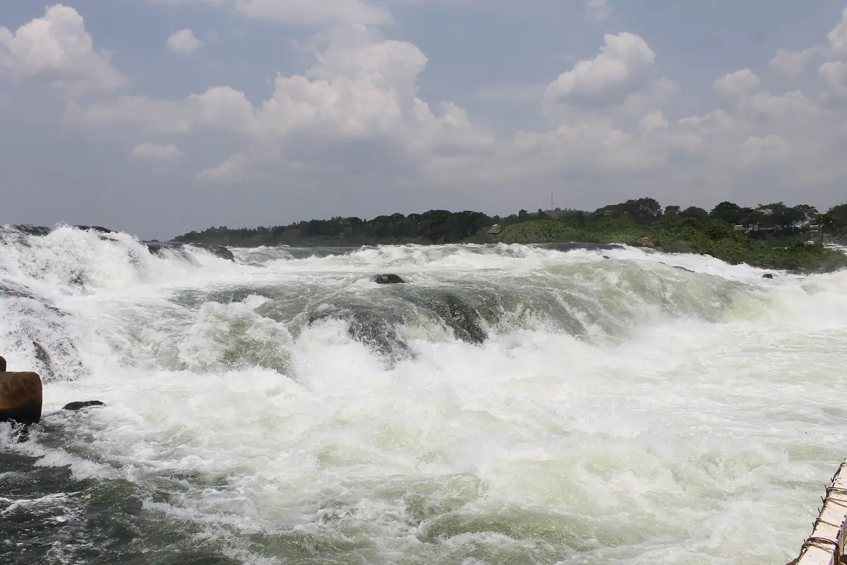 Stromschnellen des Nils bei Jinja